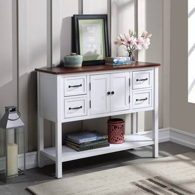 4 Drawer Pine Wood Server J667
