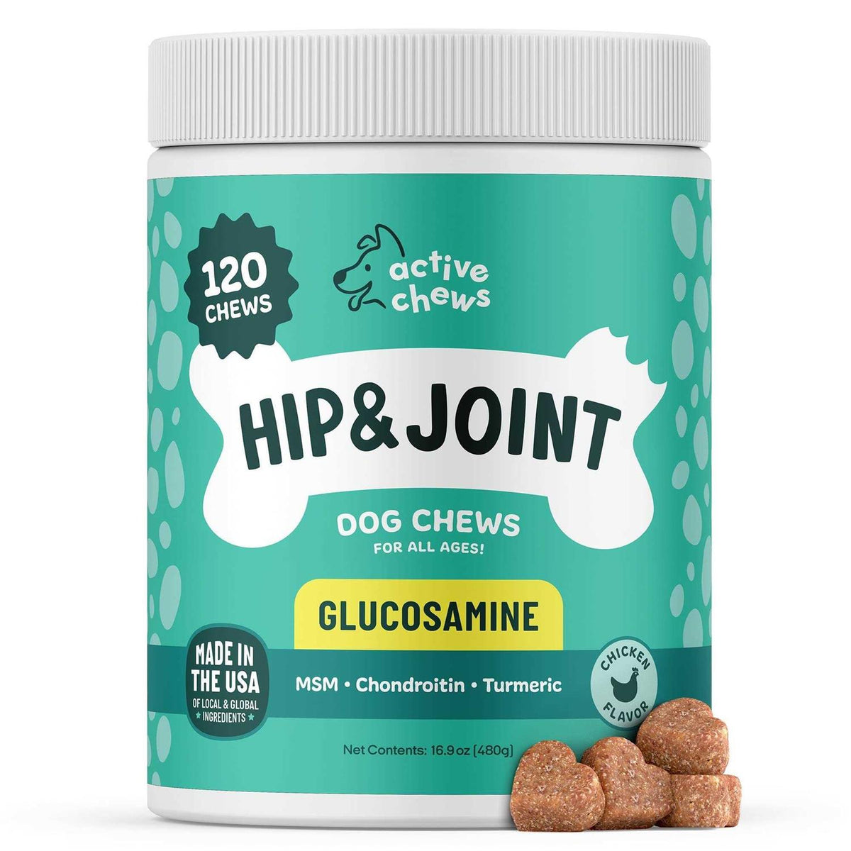 Glucosamine for Dogs Hip and Joint Supplement with Chondroitin Q443