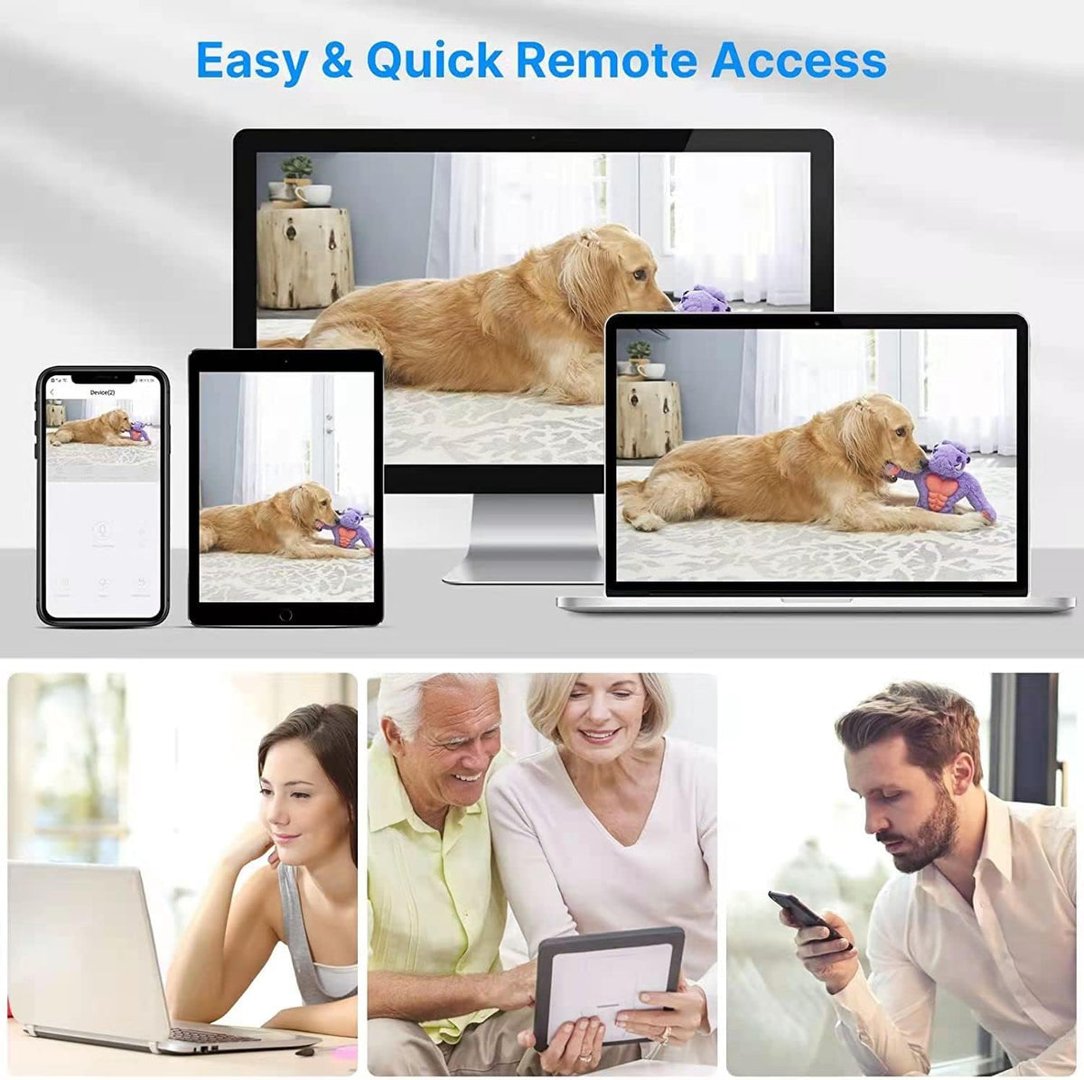 5MP 8Channel Security Camera System, 8Pcs 1080P Wired Outdoor Cameras with Night Vision, 3TB HDD W99263
