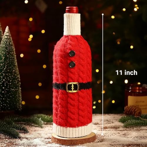 Christmas Wine Bottle Cover E321