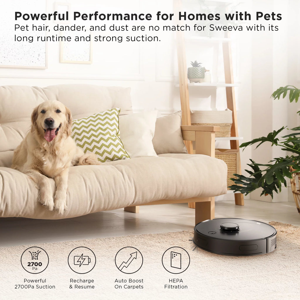 Smart Robot Vacuum with Auto-Empty Station M34517