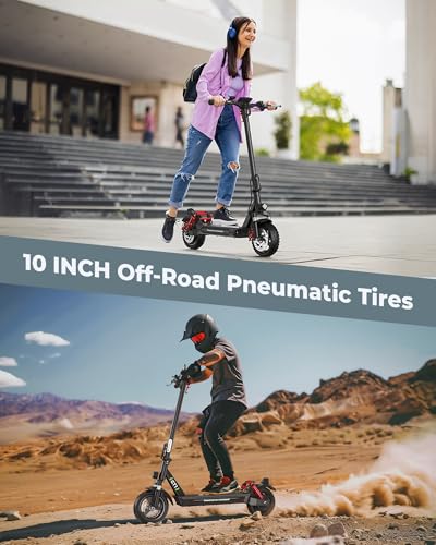 Electric Scooter with 800W Motor, 28 MPH, 10" Off-Road Tires X2851