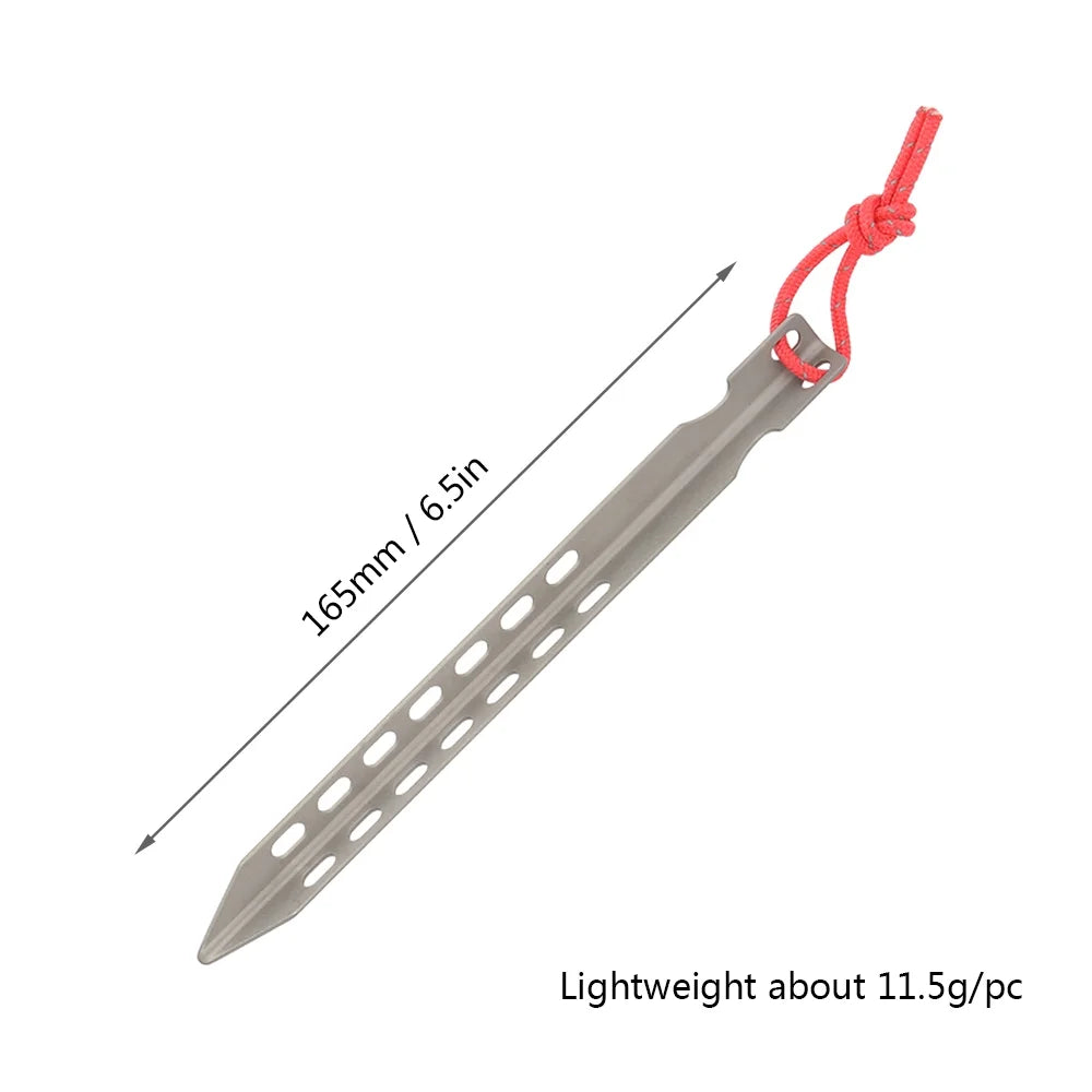 6.5 Inch Titanium Alloy Tent Stakes X886