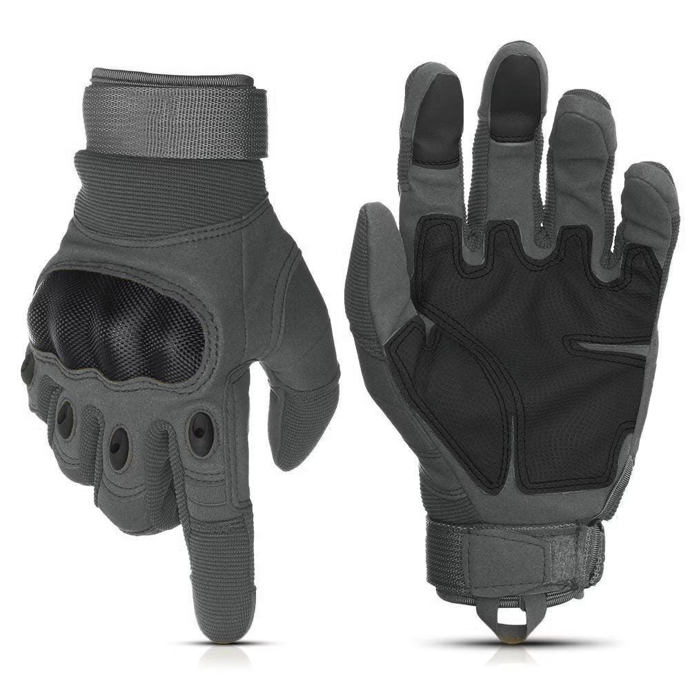 Gray Motorcycle Gloves B27093