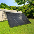 RV Awning Shade Screen with Zipper 9'X15'3'' C76787