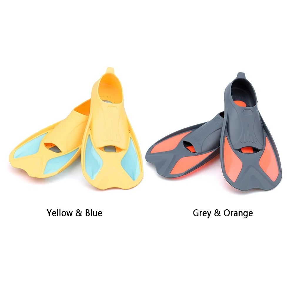 Kids Short Swim Fins for Snorkeling Training F680