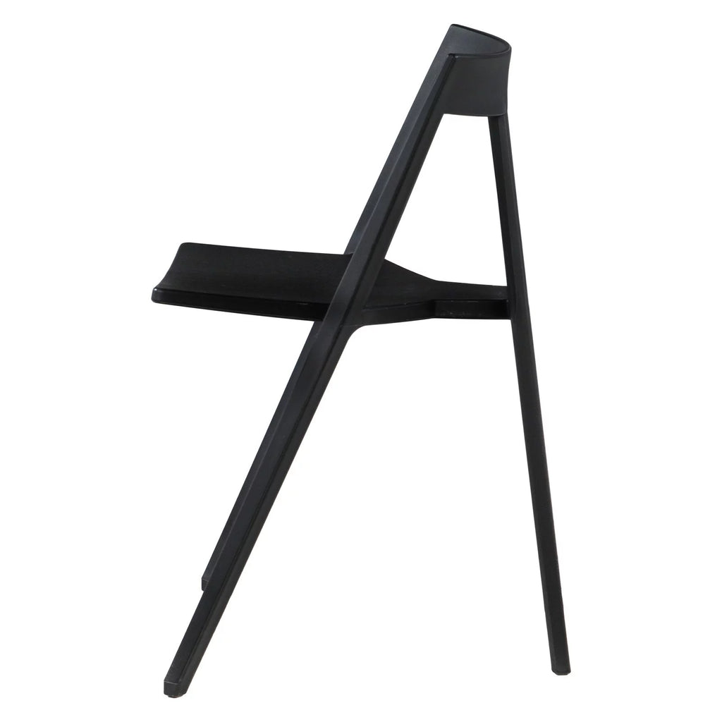 Black Stackable Resin Polypropylene Event Chair N950