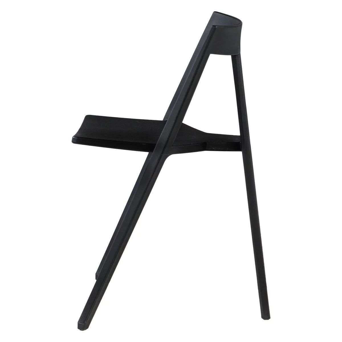 Black Stackable Resin Polypropylene Event Chair N950