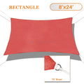 Beige Rectangle Sun Shade Sail Canopy O38784