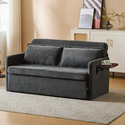 Black Convertible Sofa Bed E3052
