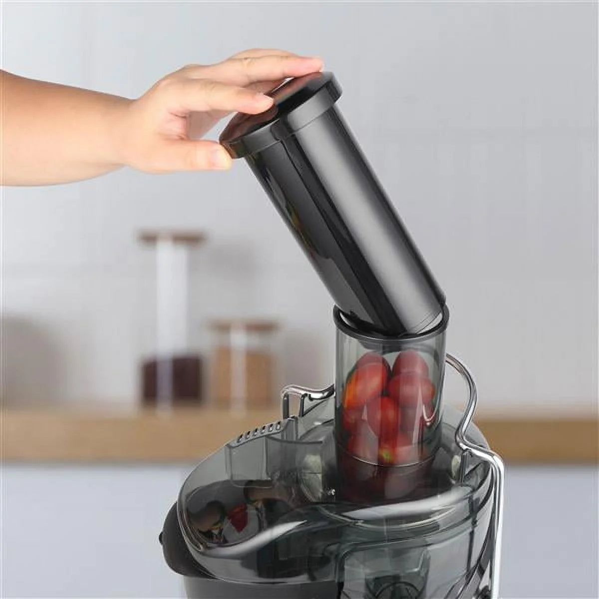 110V 800W Electric Juicer Stainless Steel Black C465967