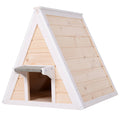 Solid Wood Cat Condo Outdoor Pet Shelter O168