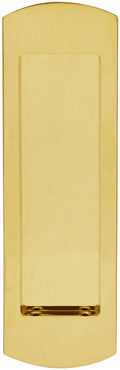 Polished Brass Passage Pocket Door Lock - Trim Only E36735
