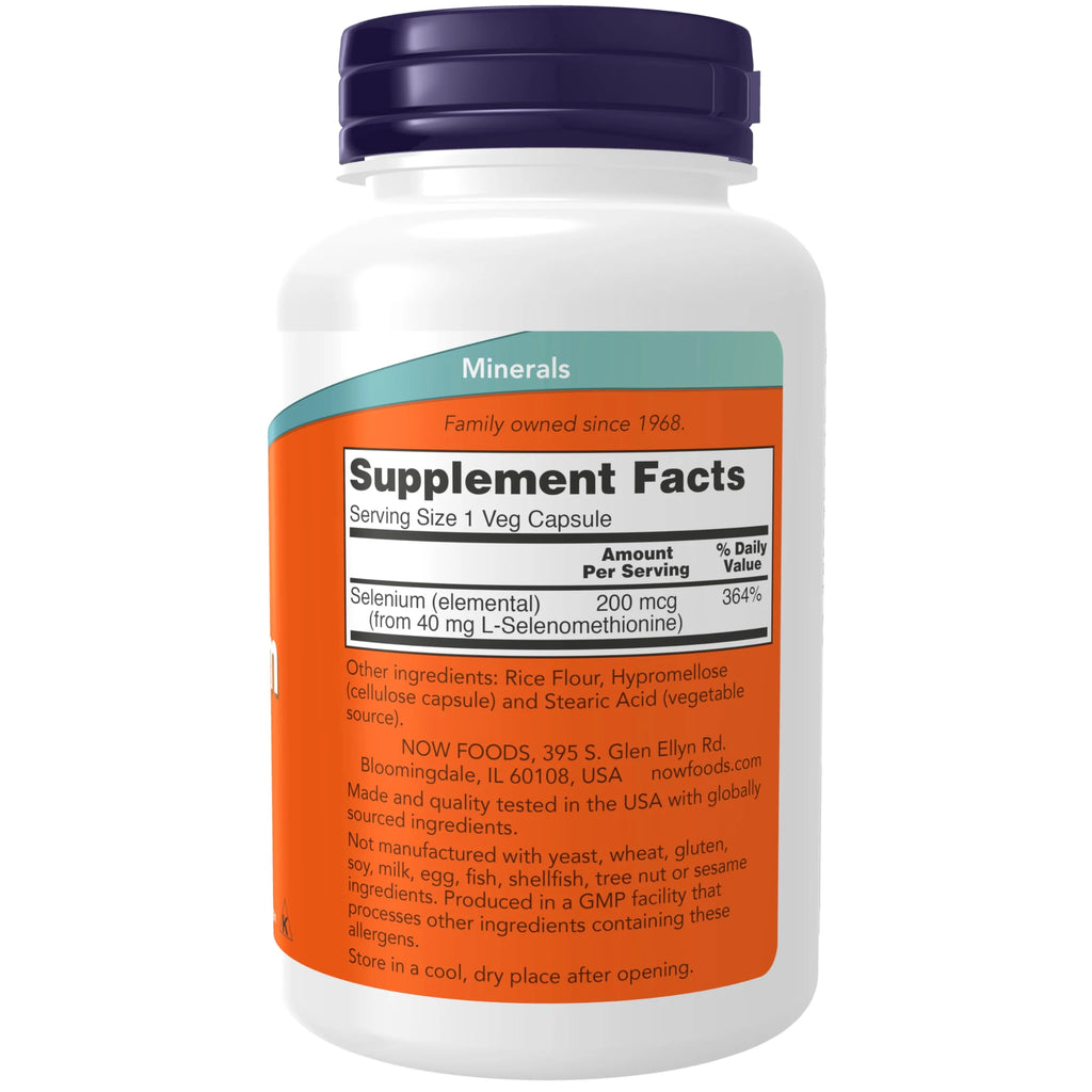 Selenium 200 Mcg 180 Veg Capsules Q376