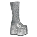 Silver Glitter Boots C76608