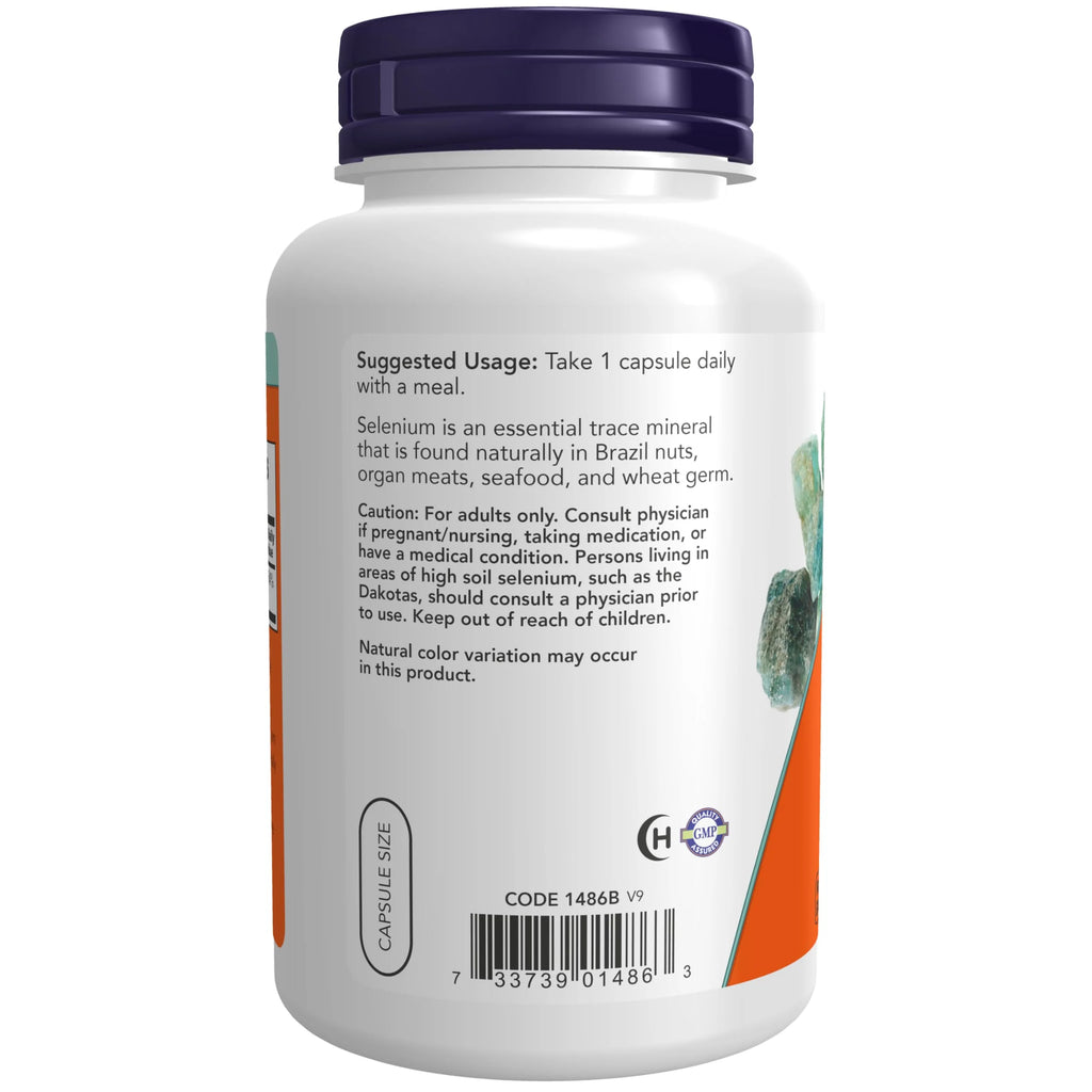 Selenium 200 Mcg 180 Veg Capsules Q376