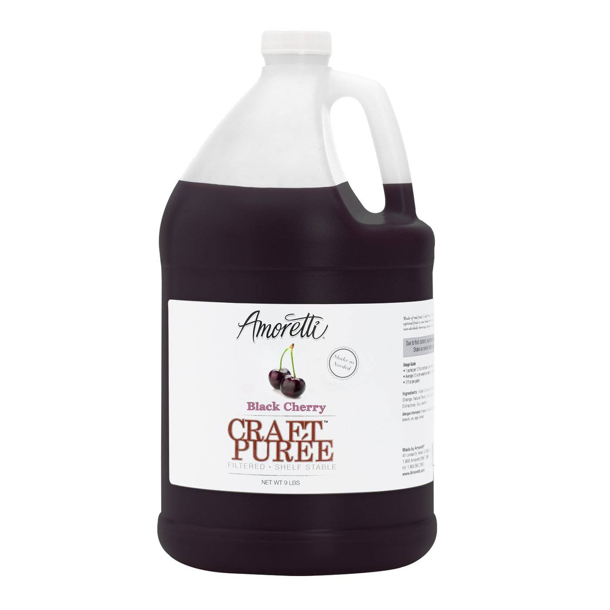 Black Cherry Craft Puree - 9 lbs C412