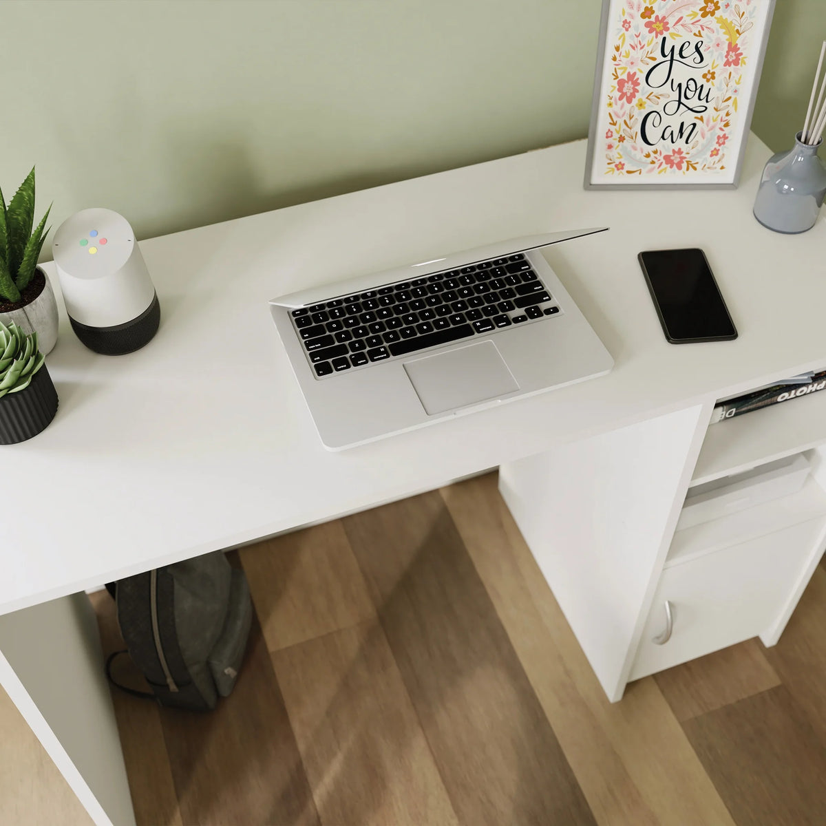 Computer Desk with Storage & Shelving A769