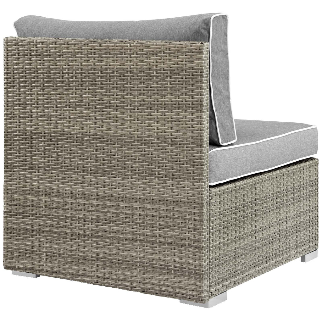 Grey Rattan Wicker Outdoor Sofa Chair N901