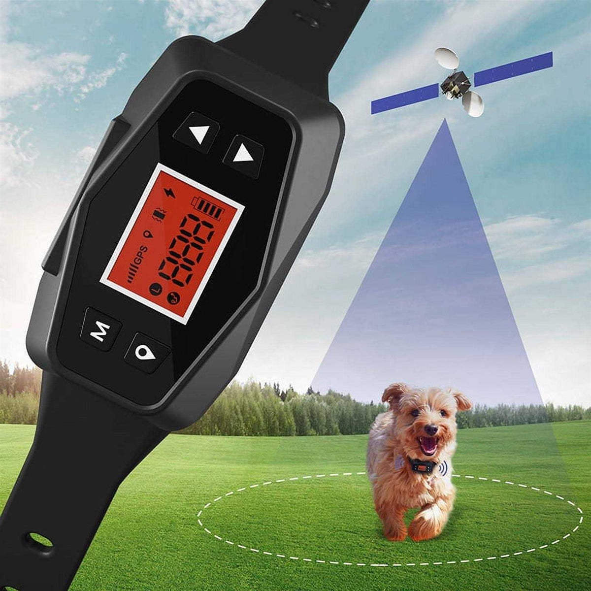 GPS Dog Fence System Wireless Collar I847