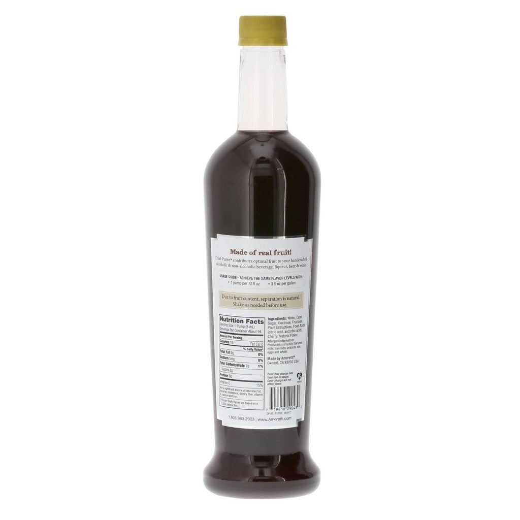 Black Cherry Craft Puree - 9 lbs C412