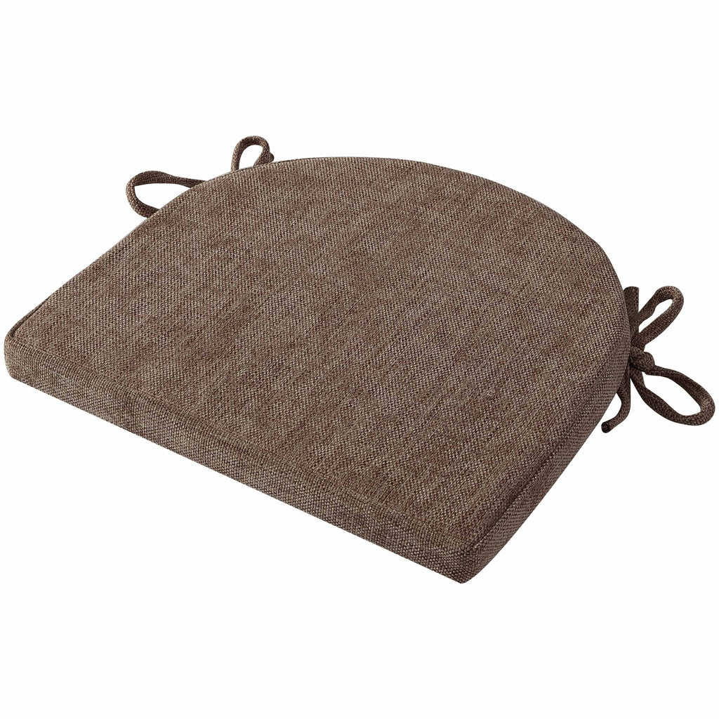 U-Shape Memory Foam Chair Pads with Ties 4 Pack Z33229