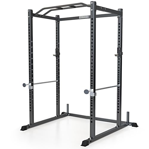 Power Rack with Safety Bars and J-Hooks H900095