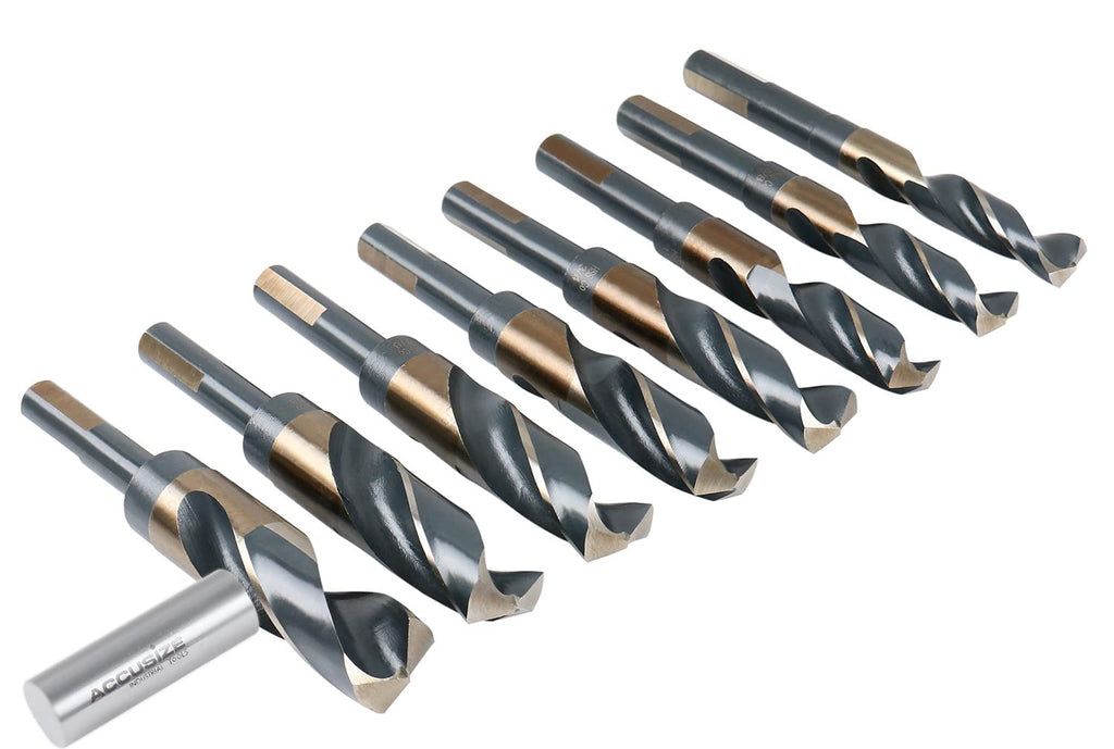 M35 Cobalt 1/2" Shank Drill Set of 8 Pieces L4154