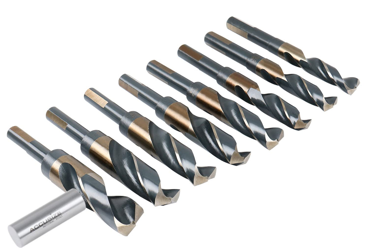 M35 Cobalt 1/2" Shank Drill Set of 8 Pieces L4154