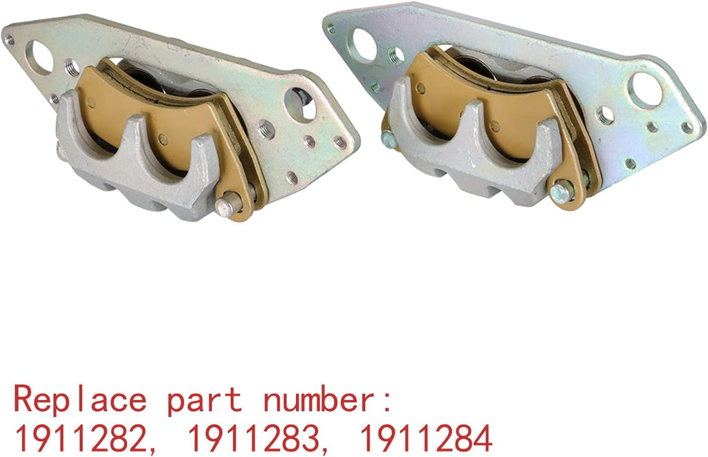Front Left Right Brake Calipers W/Pads for Polaris Ranger 800 Crew XP 2010-2015 Z31170