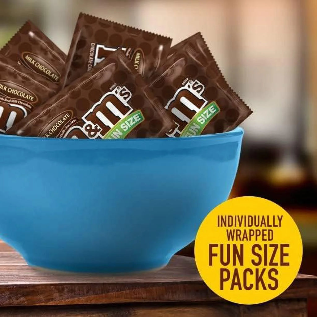 M&M'S Milk Chocolate Fun Size Candy 65 Packs F150876