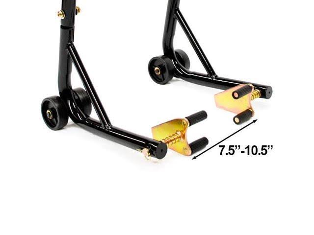 Motorcycle Front+Rear Dual Lift Stand with Spools Y9395
