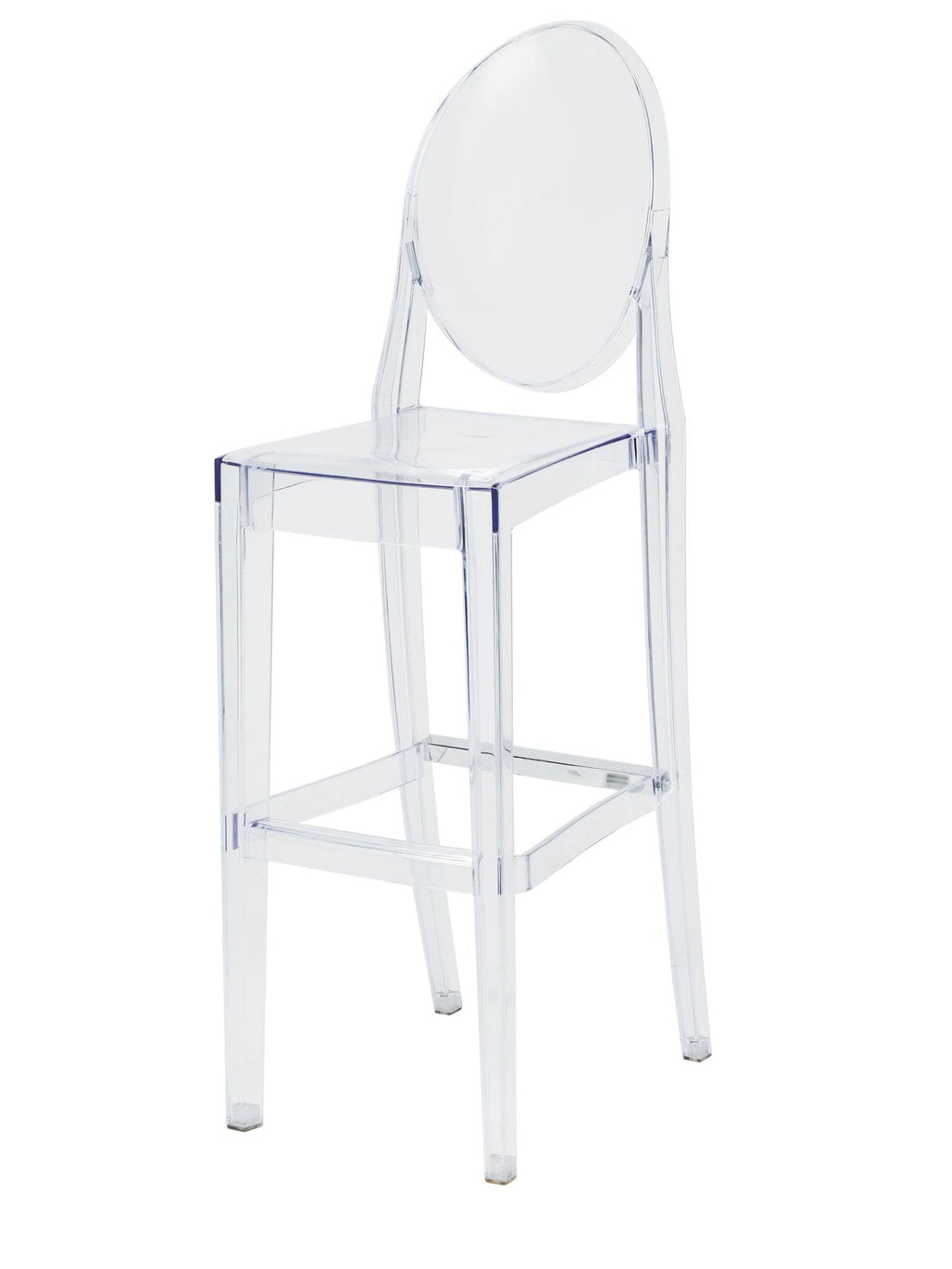 Clear Armless Barstool Y117