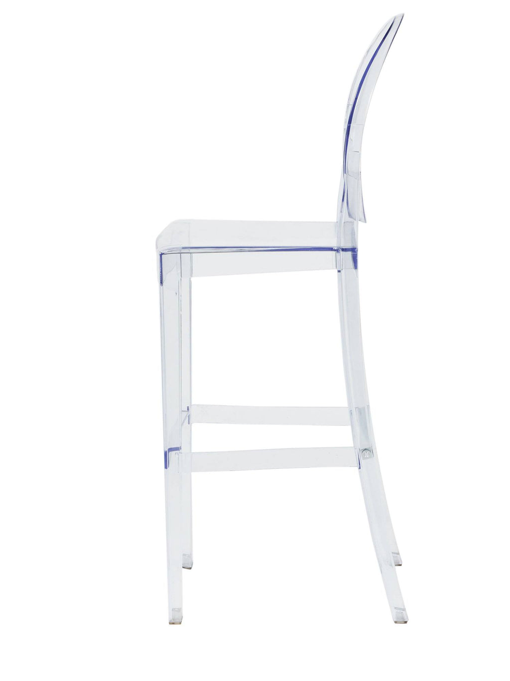 Clear Armless Barstool Y117