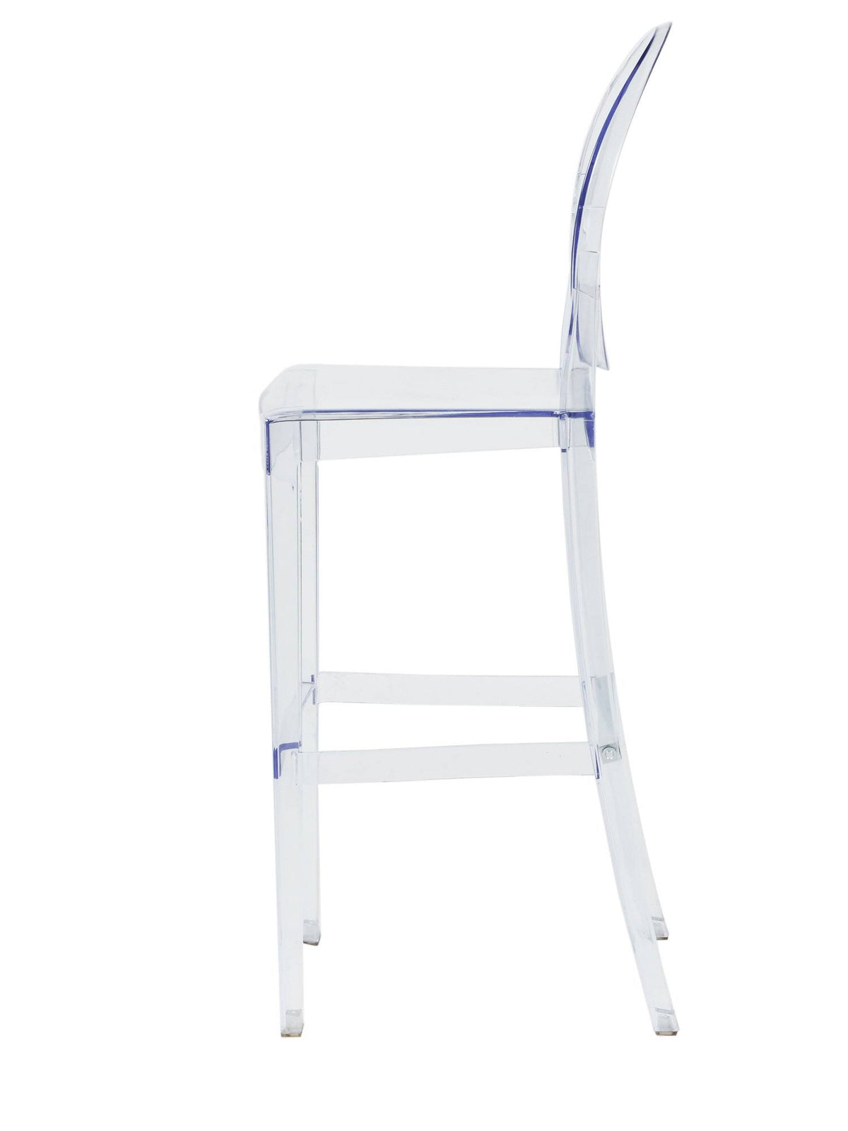 Clear Armless Barstool Y117