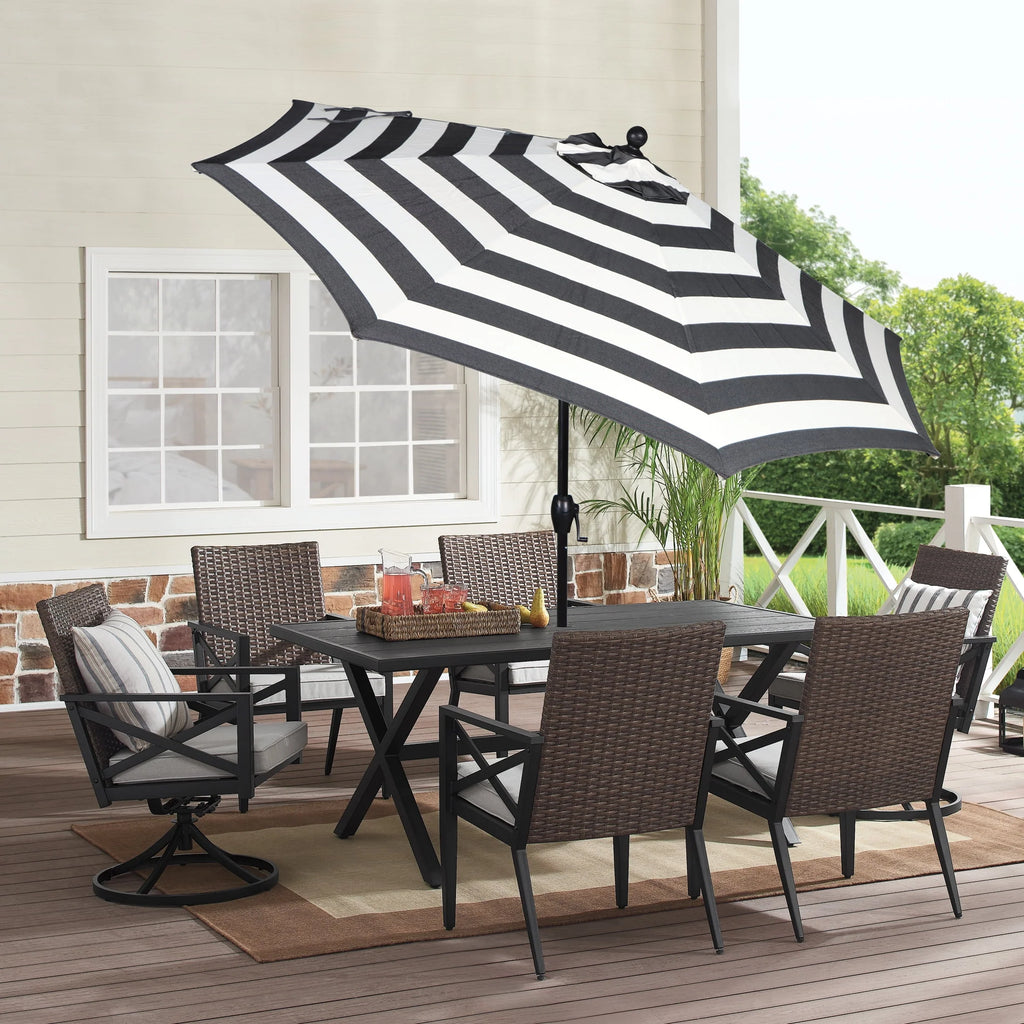 9' Round Crank Patio Umbrella G24063