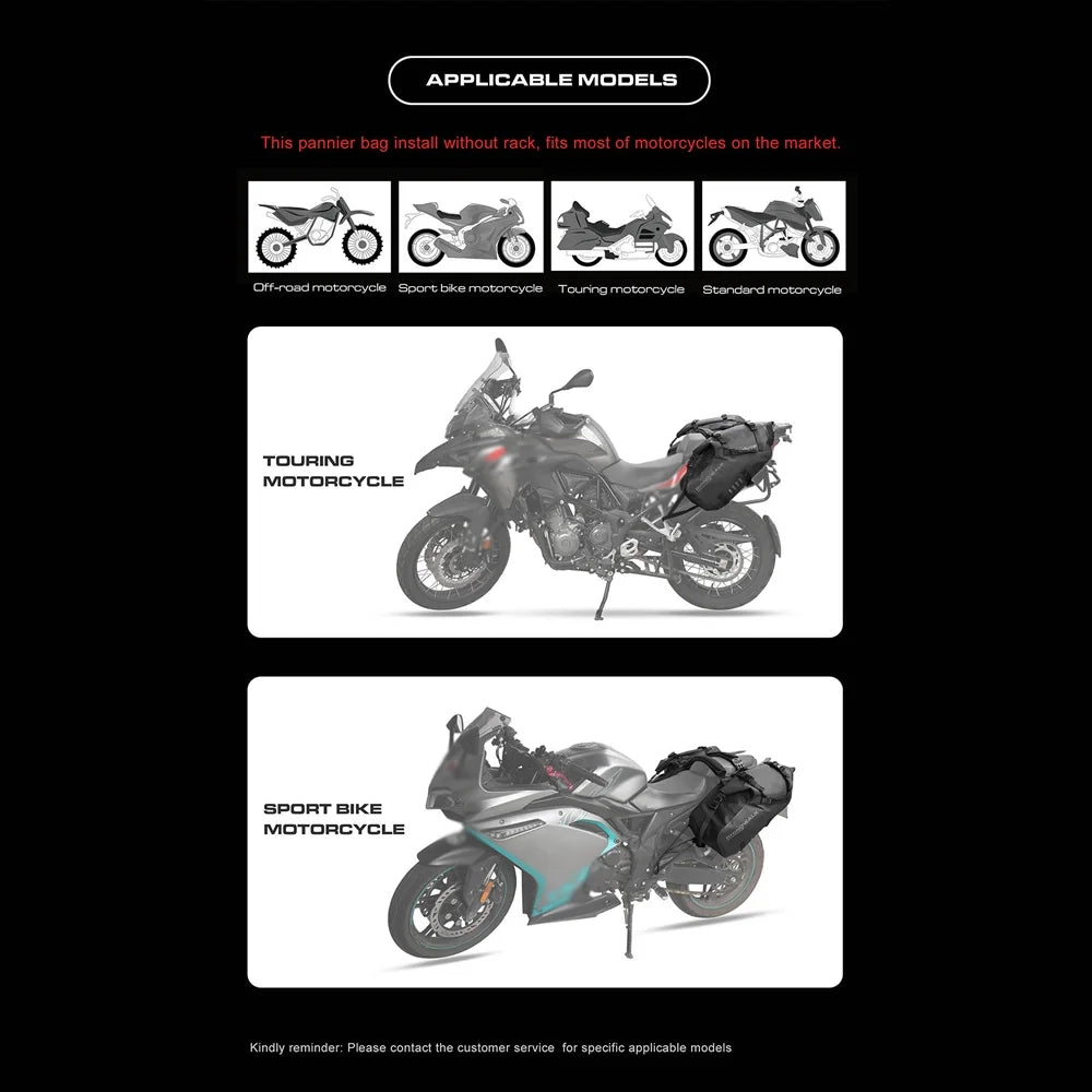 Motorcycle Rearseat Bag U247569