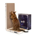 25.3 Inch Double Sided L Shape Cat Scratcher with Ball Toy C56493