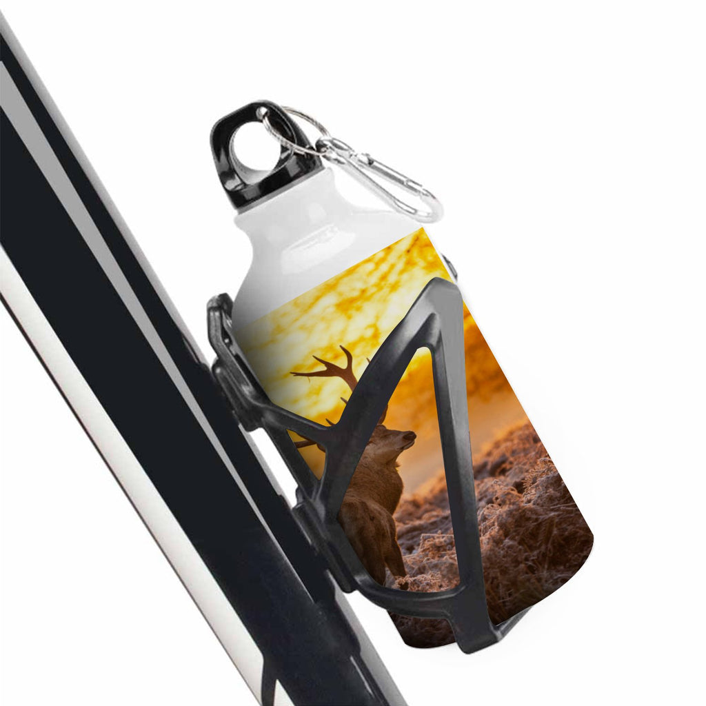 Red Deer 400ml Sport Aluminum Water Bottle with Twist Cap I8992
