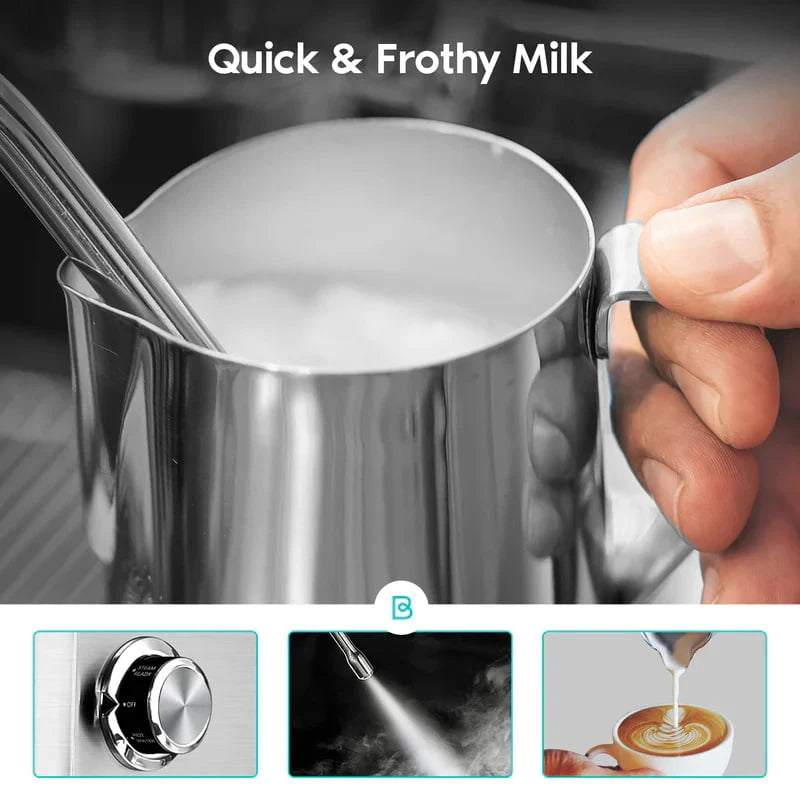 20 Bar Espresso Machine with Milk Frother N7417