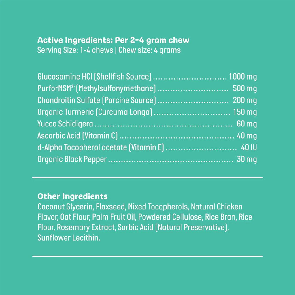 Glucosamine for Dogs Hip and Joint Supplement with Chondroitin Q443