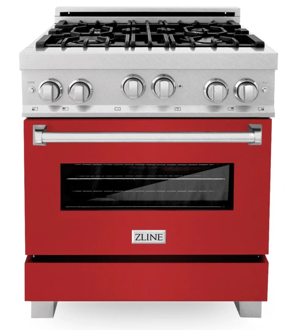 30 in. Gas Range with Red Matte Door G904747