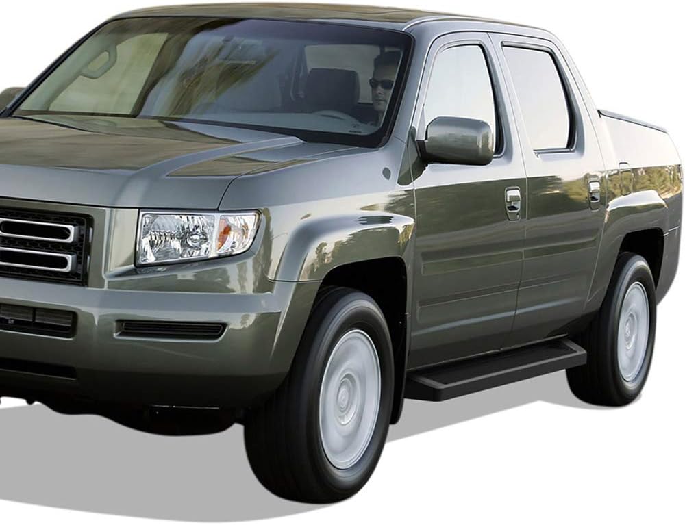 Black Powder Coated Running Boards H34699