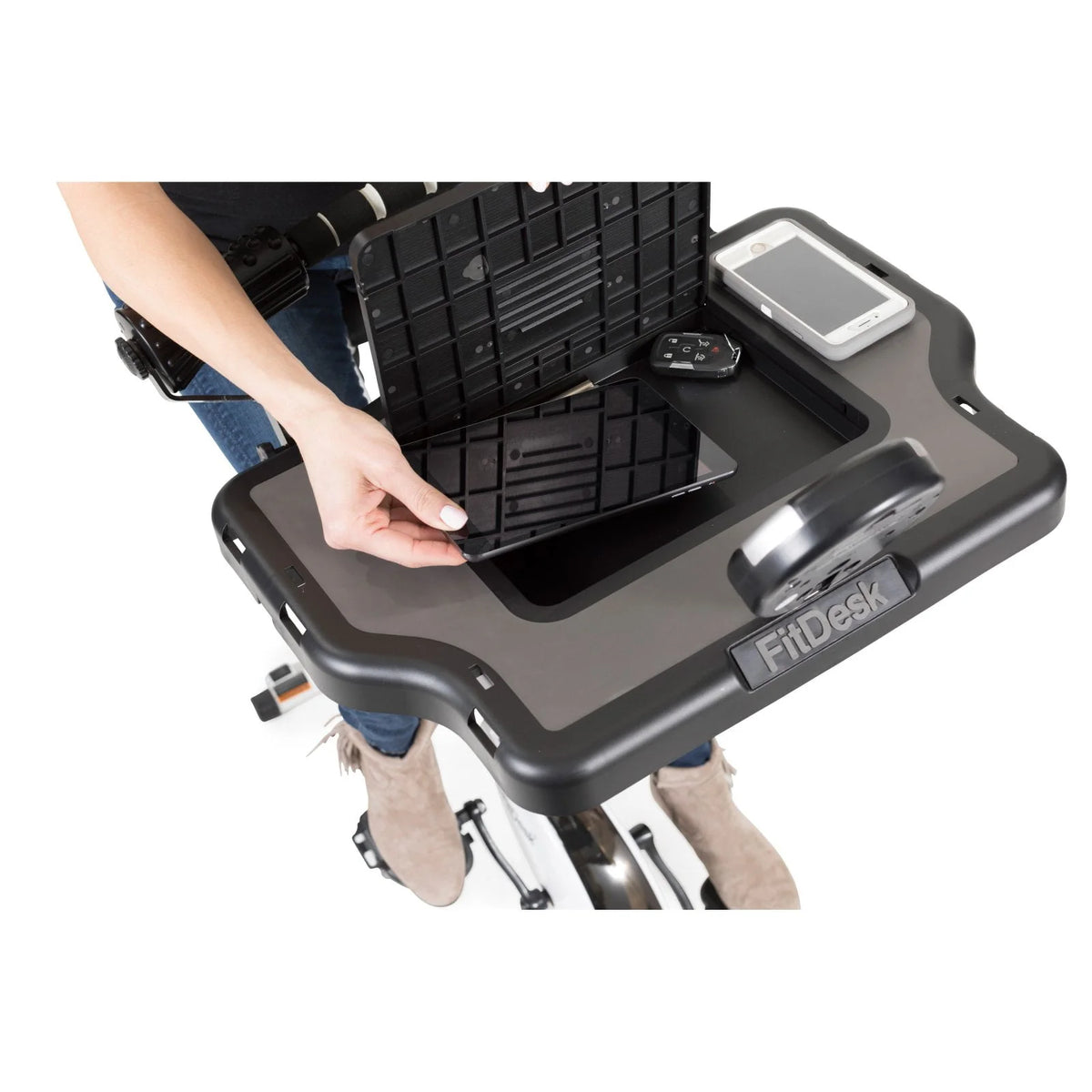 Exercise Bike Desk with Tablet Holder H3221