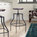 Adjustable Height Swivel Bar Stool Y98801
