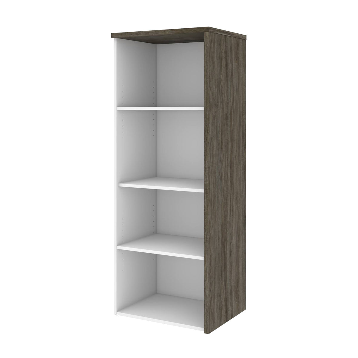 Walnut Grey White Bookcase E850493