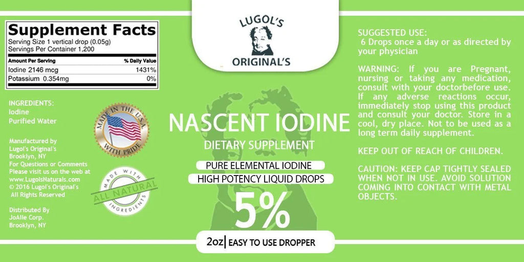 2oz Nascent Iodine Liquid Drops T6108