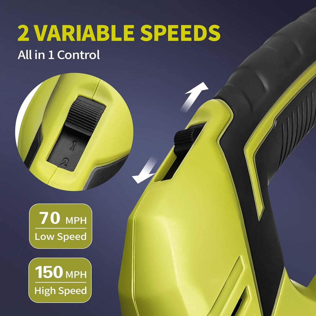 320CFM 150MPH 20V Cordless Leaf Blower with 2 X 2.0 Battery & Charger A51520
