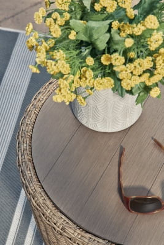 Beige Outdoor End Table G3805