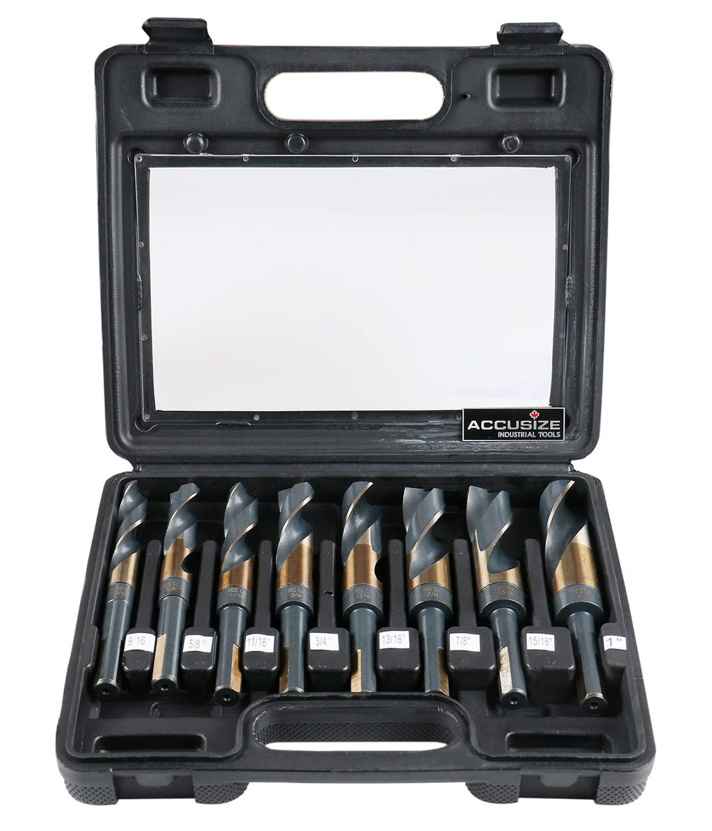 M35 Cobalt 1/2" Shank Drill Set of 8 Pieces L4154